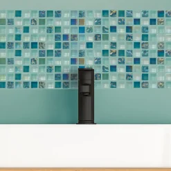 MOSAIQUE LES ANTIQUES NACRE VERT 1 PLAQUE 30 x 30 CM CASA LINEA-Casa Linéa Online