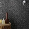 Mosaique Palladiane Aluminium 3D Noir - vendu par plaque de 27.9X27.9 cm --Carrelage Signature Outlet