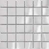 MOSAIQUE TENDANCES GRAND CARRE CHROME 1 PLAQUE 30,5 x 30,5 CM CASA LINEA-Casa Linéa Outlet