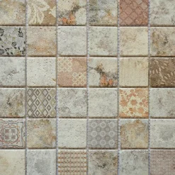 Casa Linéa MOSAIQUE TRAVERTIN IMPRIME PATINE 1 PLAQUE 30,5 X 30,5 CM CASA LINEA