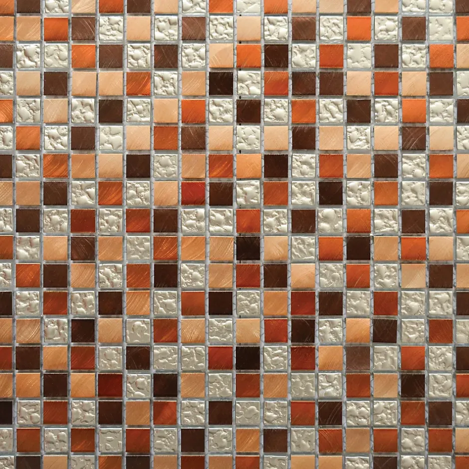 Casa Linéa MOSAIQUE VERRALU MARTELE MARRON 1 PLAQUE 30 x 30 CM CASA LINEA