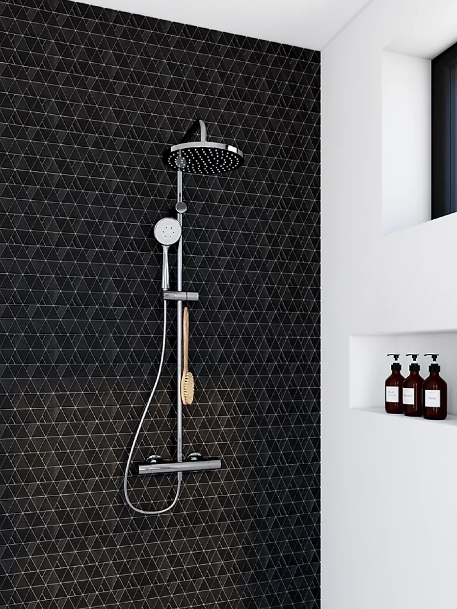 Mat Inter Mosaïque 26 x 30 cm pierre de lave