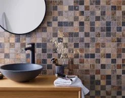 Casa Linea Mosaïque 30 x 30 cm pierre de bali