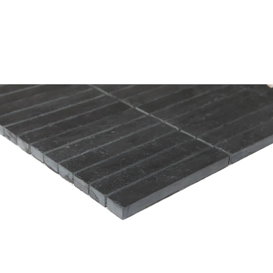 Mosaïque anthracite effet pierre 30,4x30,3cm Slate-GoodHome Sale