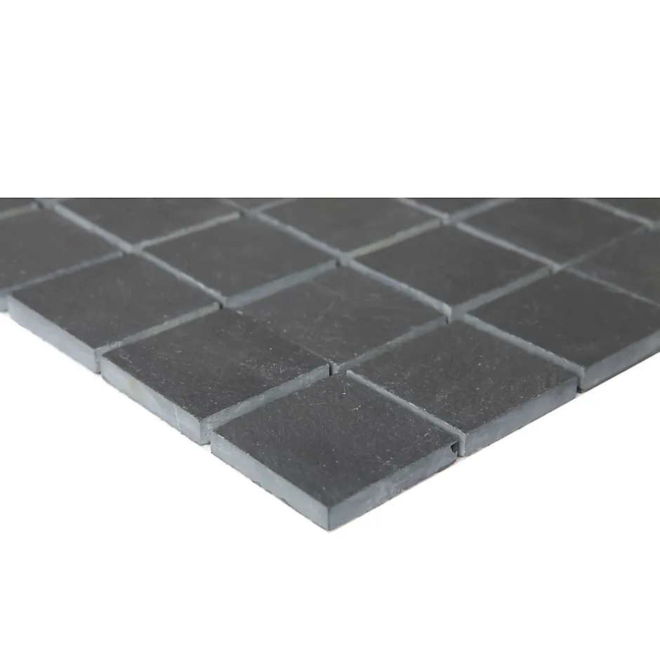 Mosaïque anthracite 30,4x30,3cm Slate-GoodHome Best