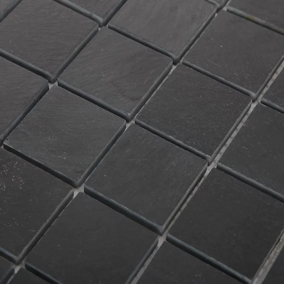 Mosaïque anthracite 30,4x30,3cm Slate-GoodHome Best