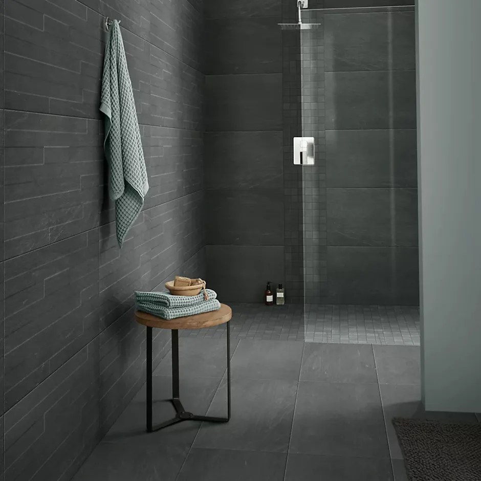Mosaïque anthracite 30,4x30,3cm Slate-GoodHome Best