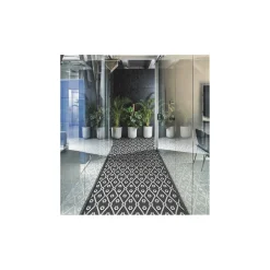 Gioia Materia Mosaïque Art factory hexagone 2,6x2,2cm motif Blues noir et blanc sur trame nylon 33,3x33,3cm Satiné boite de 1 m2