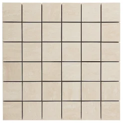 Mosaïque beige 30x30cm Soft travertin-GoodHome New