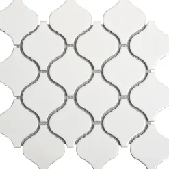 Mosaïque blanc 24,2x27,6cm intérieur-GoodHome Best