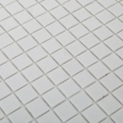 Mosaïque blanc 30x30cm Plain carré-GoodHome