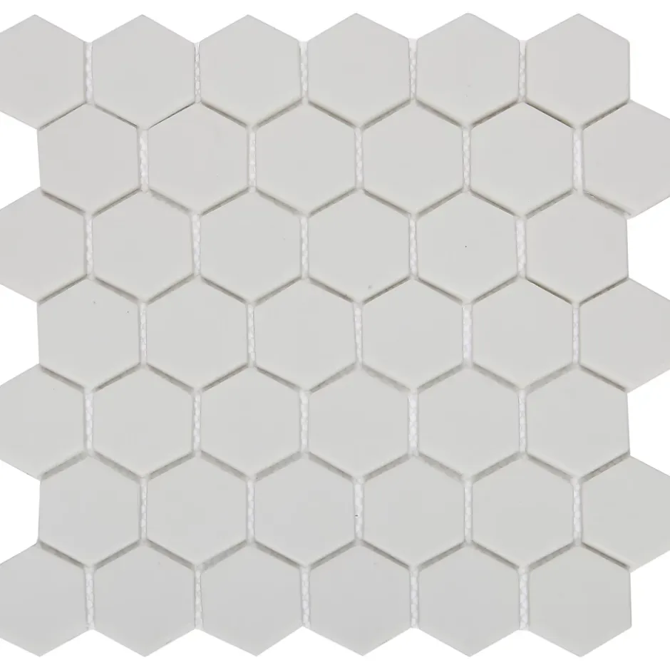 Mosaïque blanc 30x30cm Plain-GoodHome