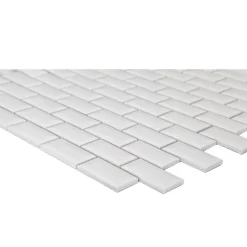 GoodHome Mosaïque blanc 30x30cm Trentie