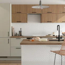 GoodHome Mosaïque blanc 30x30cm Trentie