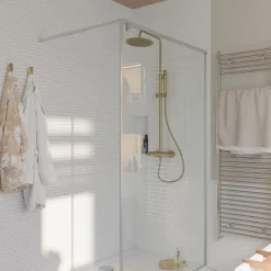 GoodHome Mosaïque blanc 30x30cm Trentie