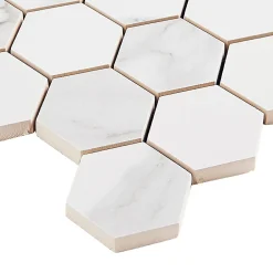 Mosaïque blanc 30x30cm Ultimate marble mat-GoodHome Best