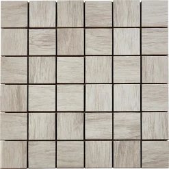 GoodHome Mosaïque blanc 30x30cm Wychwood