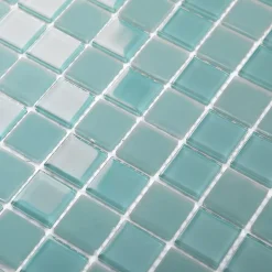 GoodHome Mosaïque bleu 30x30cm Glina