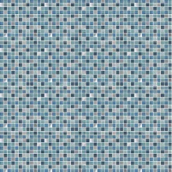 GoodHome Mosaïque bleu 30x30cm Lizon