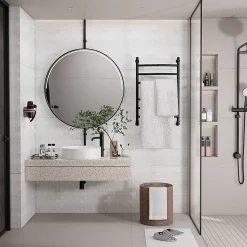 Mosaïque céramique blanc L. 29,3 x l. 28,8 cm-GoodHome Hot