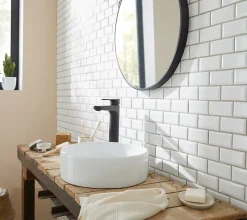 Mosaïque céramique blanc L. 29,3 x l. 28,8 cm-GoodHome Hot