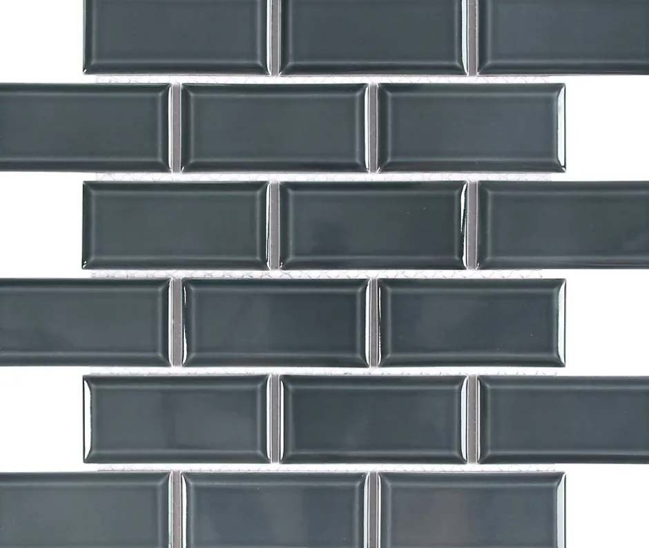 Mosaïque céramique bleu L. 29,3 x l. 28,8 cm-GoodHome Online