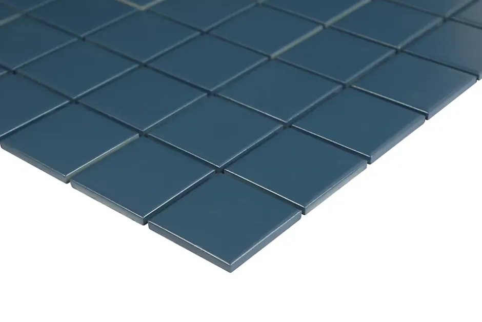 Mosaïque céramique Elko bleu L. 30,3 x l. 30,3 cm-GoodHome Online