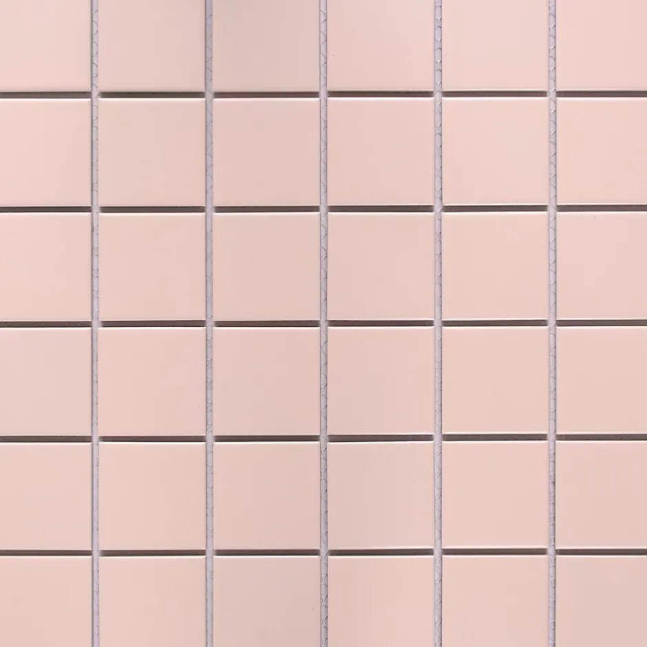 Mosaïque céramique Elko rose L. 30,3 x l. 30,3 cm-GoodHome