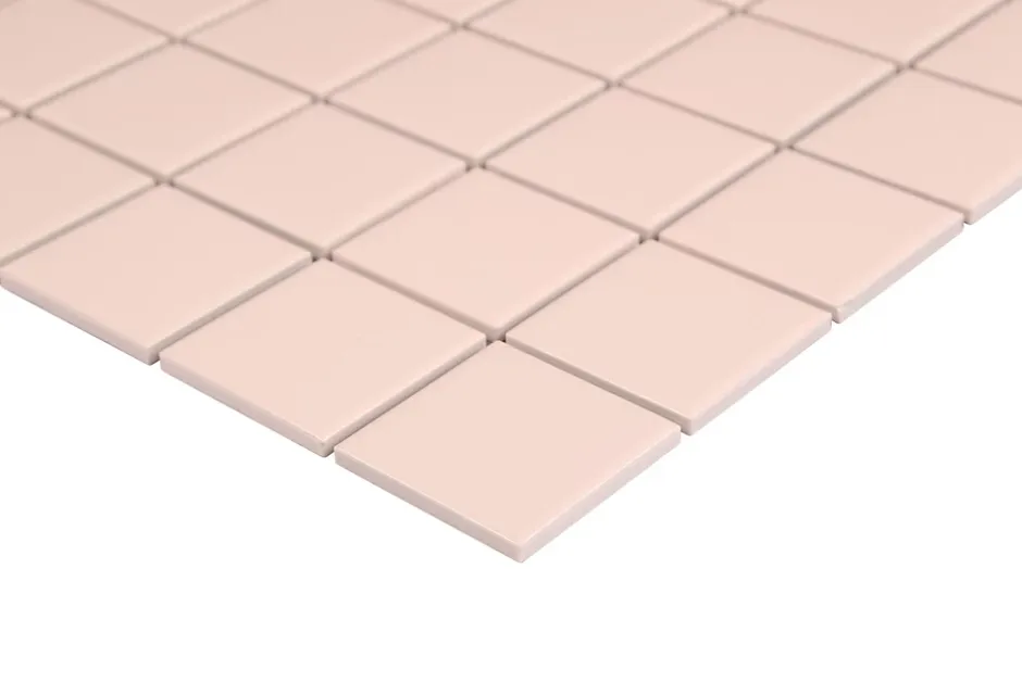 Mosaïque céramique Elko rose L. 30,3 x l. 30,3 cm-GoodHome