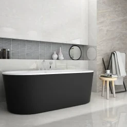 Mosaïque céramique gris L. 29,5 x l. 29,8 cm-GoodHome Hot