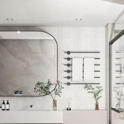 GoodHome Mosaïque céramique Luisa blanc L. 29,8 x l. 29,5 cm