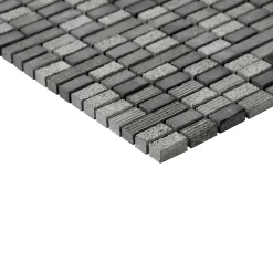 GoodHome Mosaïque Crillo gris 30 x 30 cm