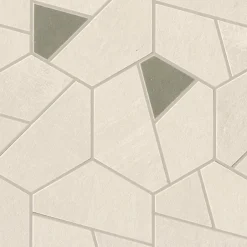 Mosaïque effet Béton Beige Ivoire Hexa Verde 28,5x25x0,9 cm Mat Vetrano - Mur intérieur (vendu par carton de 0,428 m²) - RO'MA CAR-Ro'Ma Carrelage Hot
