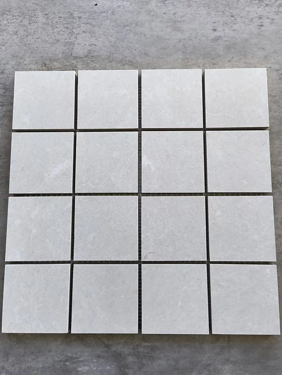 Mosaïque effet béton START LIGHT 7x7 - plaque de 30x30 cm - 1cm épaisseur-Prissmacer New