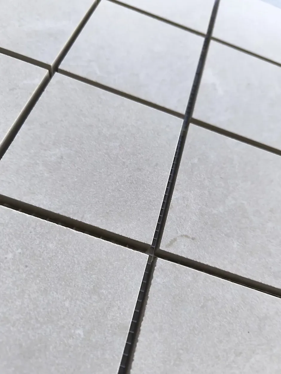 Mosaïque effet béton START LIGHT 7x7 - plaque de 30x30 cm - 1cm épaisseur-Prissmacer New