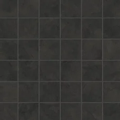 Mosaïque effet Enduit Gris Fumé 4,8x4,8 cm Quadra 30x30x0,9 cm Mat Calviro - Sol et mur intérieur (vendu par carton de 0,9 m²) - R-Ro'Ma Carrelage Discount