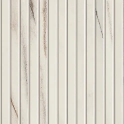 Ro'Ma Carrelage Mosaïque effet Marbre Blanc Aurora Riga 30,5x26x0,6 cm Brillant Magnaro - Mur intérieur (vendu par carton de 0,47 m²) - RO'MA CARR