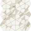 Mosaïque effet Marbre Blanc Calacatta Sublime Hexa 46,6x40,3x0,9 cm Brillant Orsiano - Mur intérieur (vendu par carton de 0,75 m²)-Ro'Ma Carrelage New