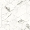 Mosaïque effet Marbre Blanc Calacatta Majestic Hexa Cube 35x30x0,9 cm Brillant Faventa - Mur intérieur (vendu par carton de 0,42 m-Ro'Ma Carrelage Hot