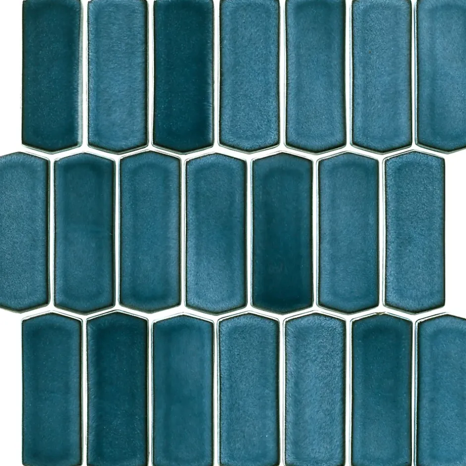 Mosaïque Effet Marbre Silk Bleu 30x28,5 cm Intérieur/Extérieur-Lux Mosaic Sale