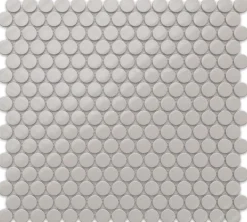 Mosaïque en céramique sur filet pour salle de bain ou cuisine 29.3cm x 31.7cm - Grey bubbles-Ilcom Best