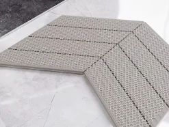 Mosaïque en céramique sur filet pour salle de bain ou cuisine 31.6cm x 21.5cm - Marble spruce-Ilcom Outlet