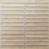 Mosaïque en céramique sur filet pour salle de bain ou cuisine 29.6cm x 30.0cm - Light wood piano-Ilcom Hot