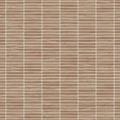 Mosaïque en céramique sur filet pour salle de bain ou cuisine 29.6cm x 30.0cm - Dark wood piano-Ilcom Online