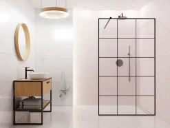 Ilcom Mosaïque en céramique sur filet pour salle de bain ou cuisine 29cm x 28.5cm - Pink sunset