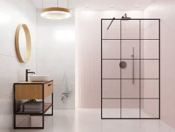 Mosaïque en céramique sur filet pour salle de bain ou cuisine 29.5cm x 29cm - Matt pink piano-Ilcom Discount