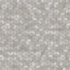 Mosaïque en gres sur maille pour salle de bain ou cuisine 26.5 cm x 30.5 cm - Broken Diamond Romb-Ilcom