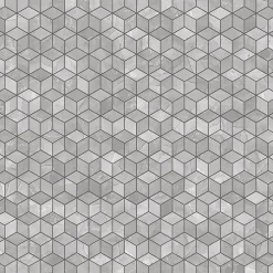 Mosaïque en gres sur maille pour salle de bain ou cuisine 26.5 cm x 30.5 cm - Broken Diamond Romb-Ilcom