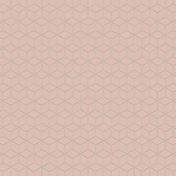 Mosaïque en gres sur maille pour salle de bain ou cuisine 26.5 cm x 30.5 cm - Pink diamond romb-Ilcom Best