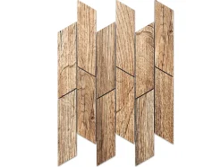 Ilcom Mosaïque en gres sur maille pour salle de bain ou cuisine 25.3 cm x 28.6 cm - Cypress